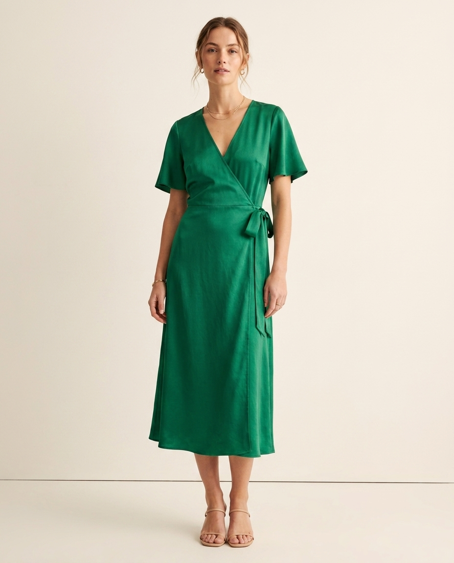 Same dress on a model